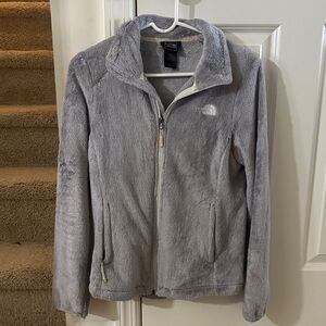 Women's Gray Fleece North Face Jacket